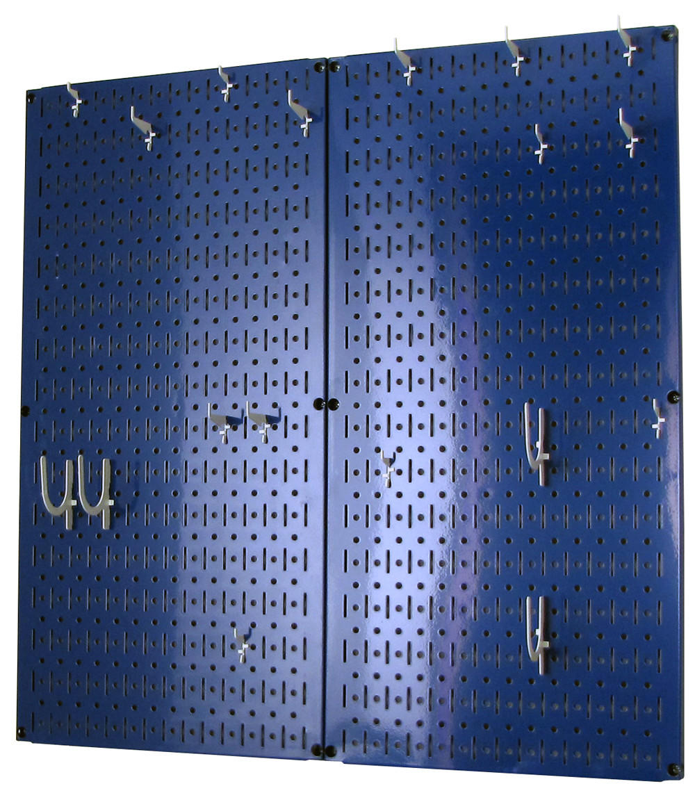 Kitchen Pegboard Organizer Kit Pots & Pans Rack - Pegboard With Hooks