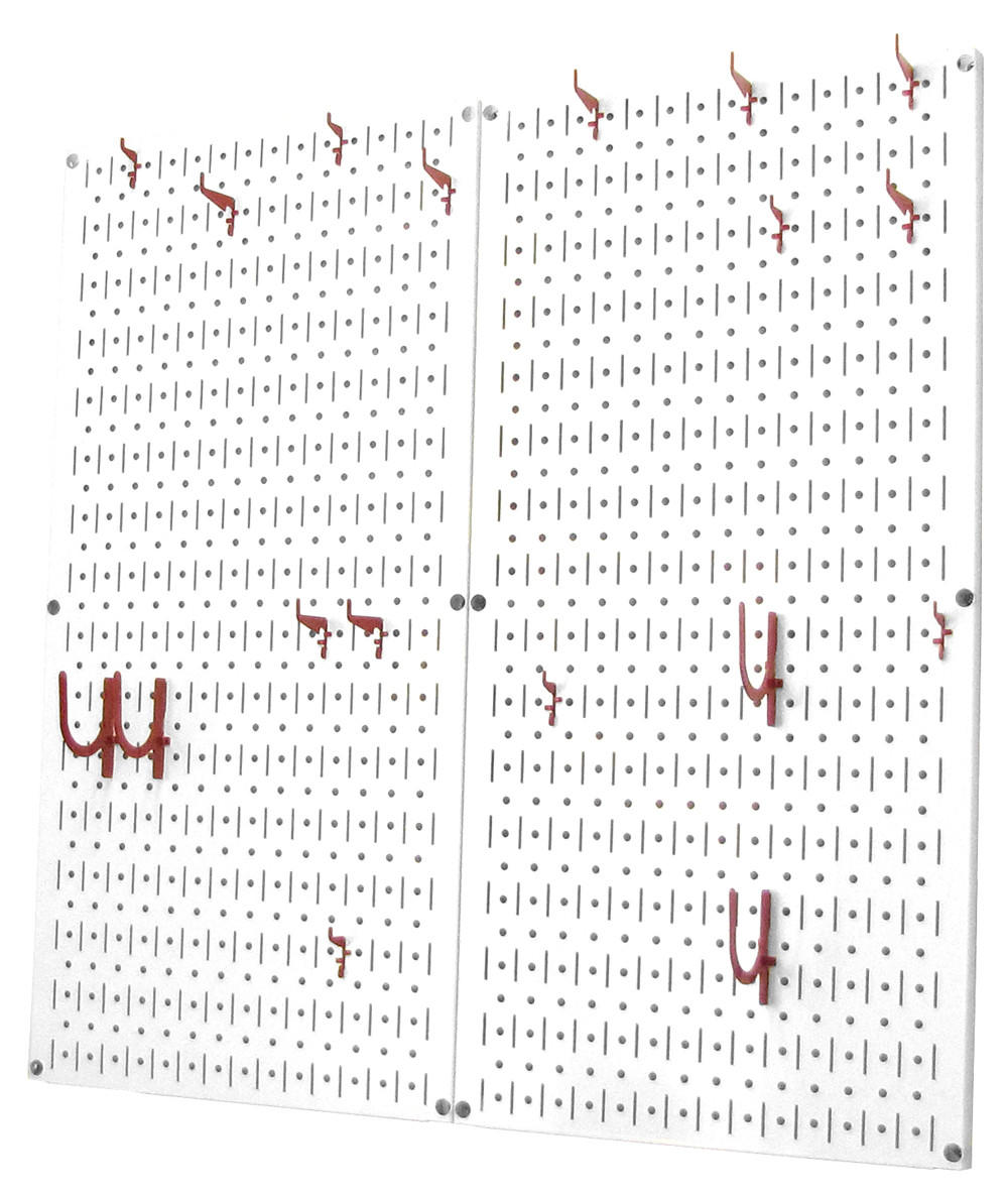 Kitchen Pegboard Organizer Kit Pots & Pans Rack - Pegboard With Hooks