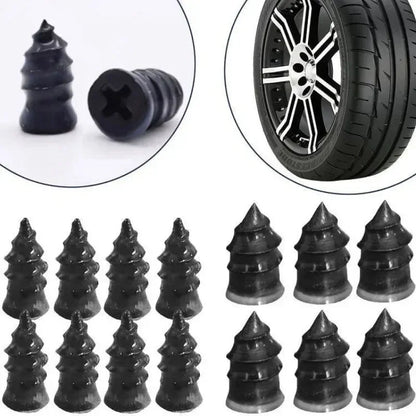 Vacuum Tyre Repair Nail Tire Puncture 10/30pcs Screws Motorcycle Fitting Set Tubeless Wheel Repair Punctures Kit Patches for Car