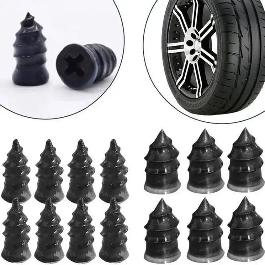 Vacuum Tyre Repair Nail Tire Puncture 10/30pcs Screws Motorcycle Fitting Set Tubeless Wheel Repair Punctures Kit Patches for Car