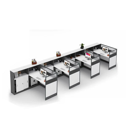 Norven · L-Shaped Cubicle Office Workstation