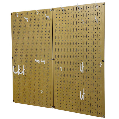 Kitchen Pegboard Organizer Kit Pots & Pans Rack - Pegboard With Hooks